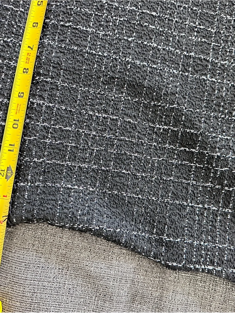 Zara Black and White Tweed Mini Dress Size S - Picture 13 of 16